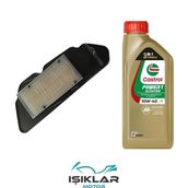 Tvs Jüpiter 125 Castrol Yağ Ve Hava Filtre Bakım Seti Bs0026