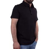 Twister Jeans 2214 Siyah Polo Yaka Erkek T-shirt