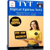 TYT Dijital Eğitim Seti Video Destekli 1500 Sayfalık Enine Boyuna Eğitim