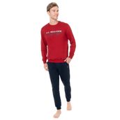 U.. POLO ASSN. Pijama Takımı, S, USPA18928W25-26, Bordo, erkek