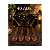 u.s.m ucuzsanalmarket Uzun Oyun Kaşığı 40 'li Set ( Ekonomik Paket )