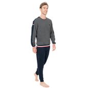 U.S. POLO ASSN. 2 İplik Kışlık Pijama Takımı, M, USPA18931W25-26, Antrasit, erkek