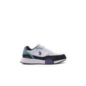 U.S. Polo Assn. 4M LEMAR JR 4FX Beyaz Kız Çocuk Sneaker Ayakkabı