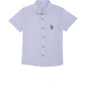 U.S. Polo Assn. 50262967-VR003 Basic Açık Mavi Kısa Kollu Erkek Çocuk Gömlek