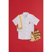 U.S. Polo Assn. 50284019-VR013 Beyaz Erkek Çocuk Gömlek