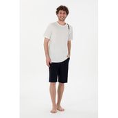 U.S. Polo Assn. Erkek Beyaz Pijama Takım 50309355-VR013, M