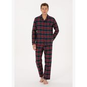 U.S. Polo Assn. Erkek Bordo Pijama Takımı 50318614-VR014