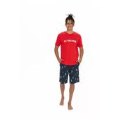 U.s. Polo Assn. Erkek Kırmızı %100 Pamuk Pijama Takımı - Arsno18r86n6j