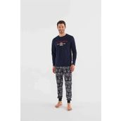 U.S. POLO Assn. Erkek Lacivert Pijama Takım