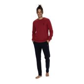 U.S. Polo Assn. Erkek Pijama Takımı, Bordo, XL Beden