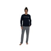 U.S. Polo Assn. Erkek Pijama Takımı, Lacivert, XL Beden