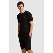 U.s. Polo Assn. Erkek Siyah Pijama Takım 50326135-VR046 - 2XL