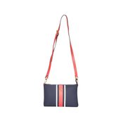 U.S. Polo Assn. US24270 Lacivert Beyaz Kırmızı 24x18x8 cm Kadın Çapraz Çanta