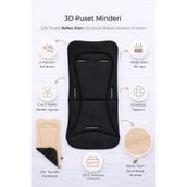 ubeybi Universal 4 Mevsim Puset Minderi Çift Taraflı Pamuklu Terletmez 3D Mesh Bebek Arabası Oto Koltuğu Minderi