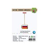 Üçer Ahşap Ahşap Büyük Boy Yürüme Arkadaşı Çıngırak, Yürüme Arkadaşı 0-24 Ay - Renkli