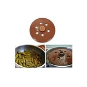 UCR HOME Tencere İçi Toprak Dolmalık Sarma Taşı Sırlı Küçük Boy 18 cm