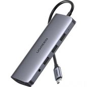 Ugreen Type-c To Usb 3.0 Hdmı Vga Rj45 Tf Sd 3.5mm Aux Pd Dönüştürücü Adaptör