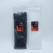 UK 3.6x300 mm 100 Adet Beyaz Plastik Kablo Bağı Kelepçe Cırt Klips