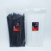 Uk Plastik Kablo Bağı Plastik Kelepçe Cırt Klips 7.6X300 Mm 100 Adet - Beyaz