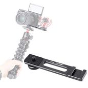 ULANZI PT-5 Vlog Soğuk Ayakkabı Braketi Uzatma Çubuğu Mikrofon LED Video Işığı için Uygulayın Sony A6400 6300 6500 6000 Nikon Canon G7X II Aynasız Kamera Vlog Aksesuarları için