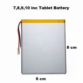 Ulefone Oem 2750 Mah Pil 7.8,9,10,11,12 İnc Tabletler İçin Üniversal Batarya