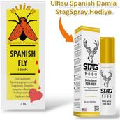 ULFİSU COSMETİCO Ulfisu Cosmetico Spanish Fly Damla - Stag Spray Hediyeli - 1 Adet