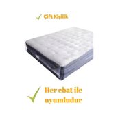 Ultra Kalın Çift Kişilik Yatak Baza Koruma Naylonu Taşıma Taşınma Saklama Poşeti Ambalaj Kılıfı Şeff