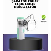 Ultrasonik Frekanslı Şarj Edilebilir Nebülizatör