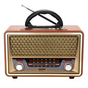 Ultratekno BT5.0 UT-157BT Nostaljik Görünümlü Ahşap Radyo Bluetooth Hoparlör