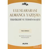 ULUSLARARASI ALMANCA YAZIŞMA TEKNIKLERI VE TERMINOLOJISI - TEKIN GÜLTEKİN