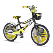 Ümit 2002 Trend Y BMX Sepet V-20 Jant Siyah Sarı Erkek Çocuk Bisikleti