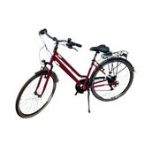 Ümit 2833 Ventura L 430H V 28 Jant 21 Vites Bordo Beyaz Kadın Şehir Bisikleti