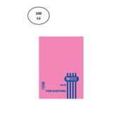 Umut 48x68 CM 130 GR Pembe 100'lü Fon Kartonu