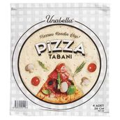 Unabella 26 cm 4'lü 480 gr Pizza Tabanı