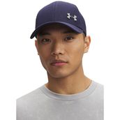 Under Armour 1389695-410 M ESSENTIAL LOW METAL Lacivert Logo Baskılı Erkek Şapka