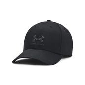 Under Armour Erkekler Markalı Kilitleme Ayarlanabilir Şapka, (002) Siyah / / Siyah, Tek Beden