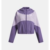 Under Armour Kız Çocuk UA Rival Woven Kapüşonlu Ceket - Mor - XS