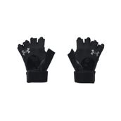 Under Armour M WEIGHTLIFTING GLOVES Erkek Antrenman Eldiveni Black / Black / Pitch Gray SM