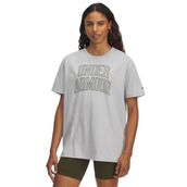 Under Armour Rival Campus Gri Oversize Kadın T-Shirt