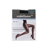 Underwear 15 den Siyah Parlak 44-46 Külotlu İnce Çorap