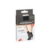Underwear 20 den Siyah Standart Soket Çorap