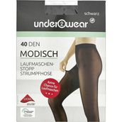 Underwear Külotlu Çorap Siyah Kaçmayan Stop 40 Den S Beden