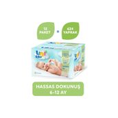 Uni Baby 12x52'li Hassas Dukunuş Bebek Islak Mendili