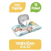 Uni Baby 18x40'lı Yenidoğan Islak Mendil