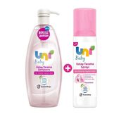 Uni Baby 700 ml Saç ve Vücut Şampuanı + 200 ml Kolay Tarama Spreyi