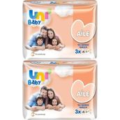 Uni Baby Aile 52x6 Paket 312 Yaprak Islak Havlu Mendil