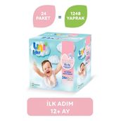 Uni Baby İlk Adım 24x52'li 1248 Adet Islak Mendil