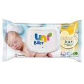Uni Baby Yenidoğan 12'li 480 Yaprak Islak Pamuk Mendil