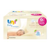 Uni Baby Yenidoğan 40x6'lı 240 Yaprak Islak Mendil