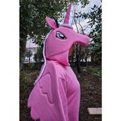 Unicorn Kostümü Yetişkin | Unicorn Pijama Tulum Kostüm Pembe